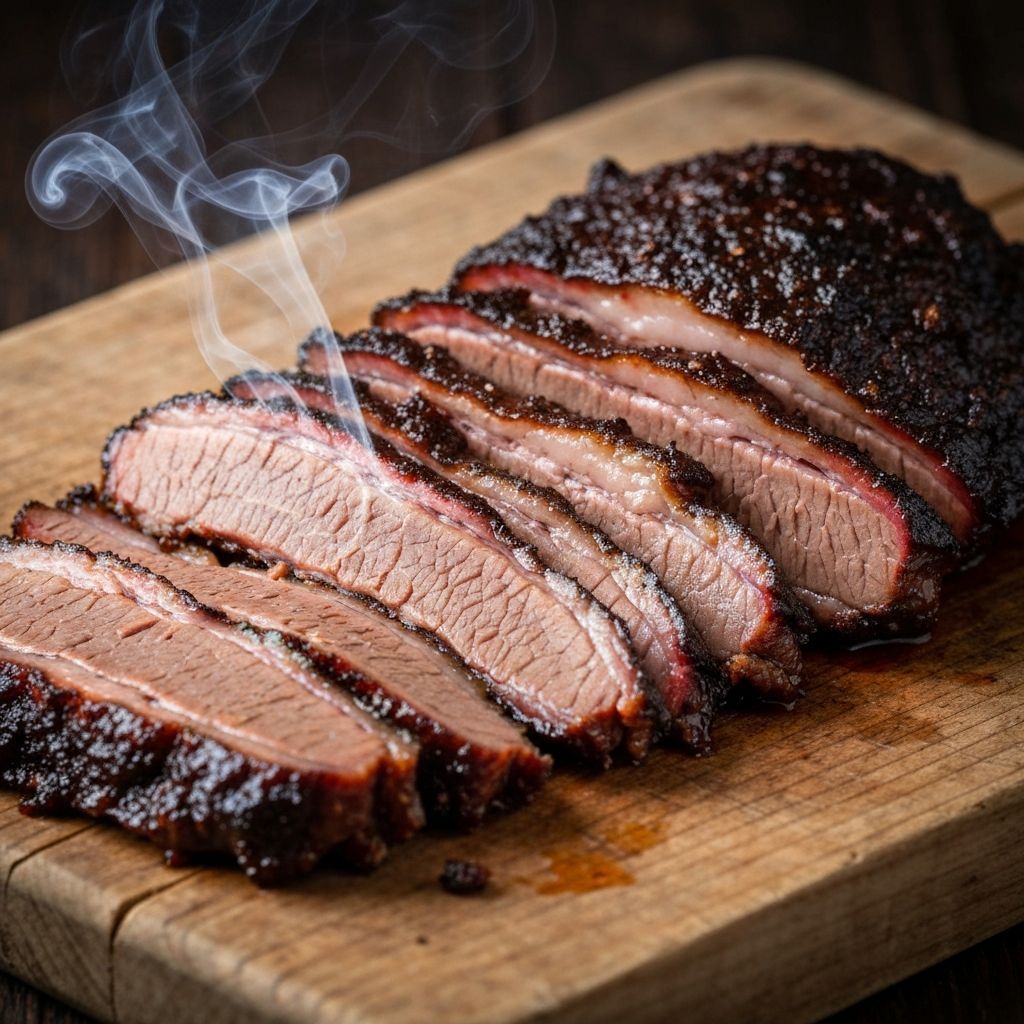 Delicious BBQ brisket